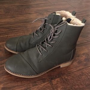 Forest green toms booties