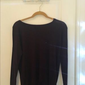 Burgundy long sleeve shirt