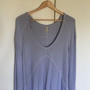 Free People Purple Thermal Tunic