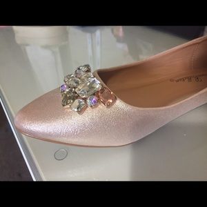 Blush-shimmer Flats
