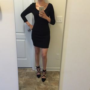 Zara midi bodycon dress