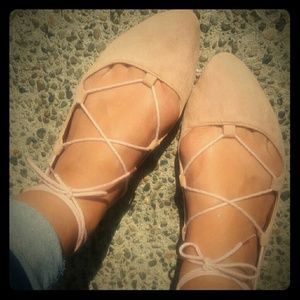 Pink Ballet Flats