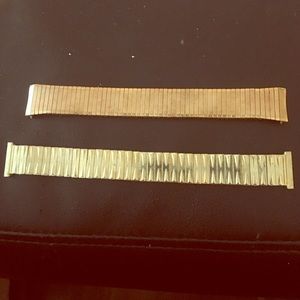 2 men's watch bands great condition. Vintage.