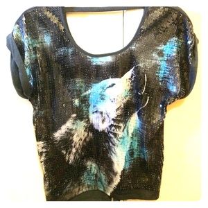 Cool Artsy Wolf Shirt