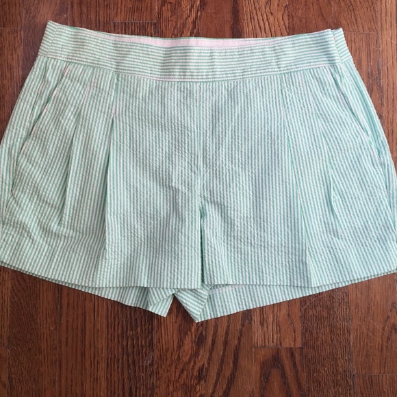 J Crew seersucker shorts