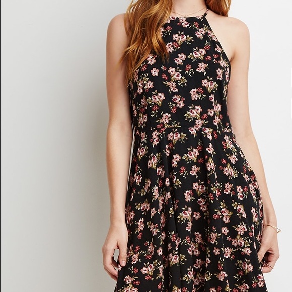 Floral flare dress