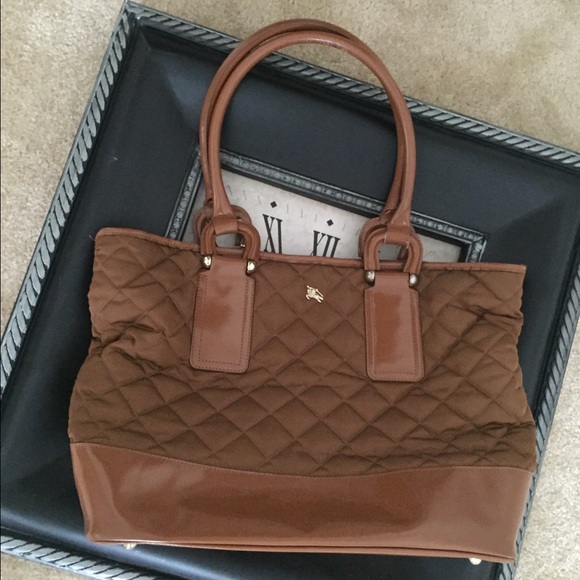 Burberry brown nylon Tote - Picture 4 of 13