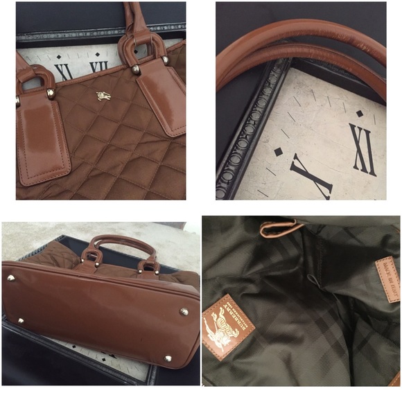 Burberry brown nylon Tote - Picture 7 of 13