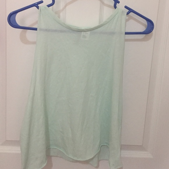 mint green tank