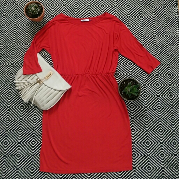 Calvin Klein Red Dress