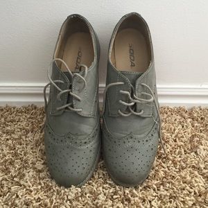 Leather Oxfords