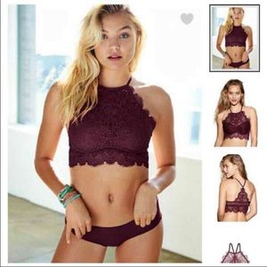 💕Trade Only - VS PINK High Eyelash Lace Bralette