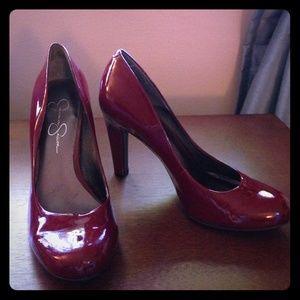 Jessica Simpson ruby red heels