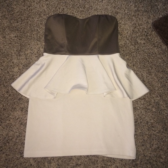 Strapless dress
