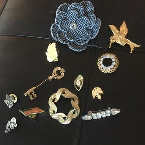Vintage brooches and pins