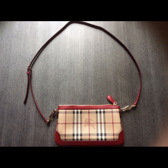 Small Red Burberry Crossbody