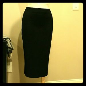 Bisou Bisou long pencil skirt.