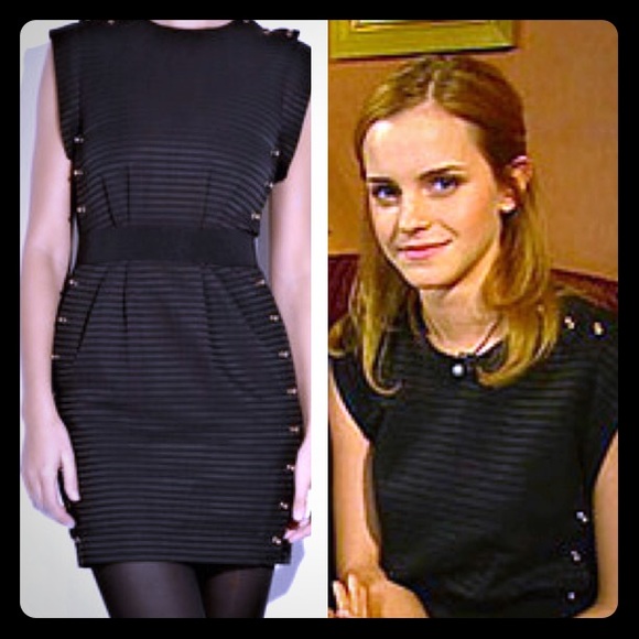 Celebrity⬛️ 3.1 Phillip Lim Studded Jersey Dress - Picture 2 of 8