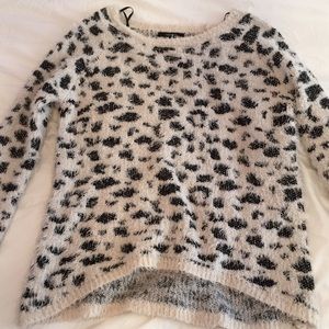 forever 21 super soft leopard print sweater