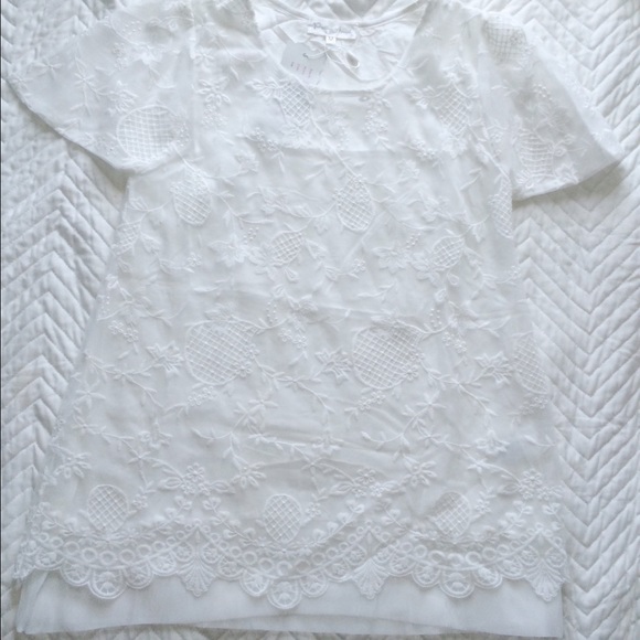 NWT Gorgeous Boutique Lace Tunic