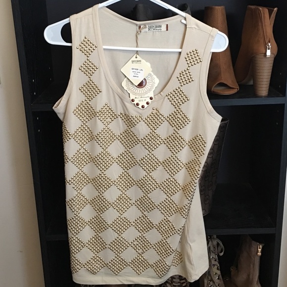 Studded tank top