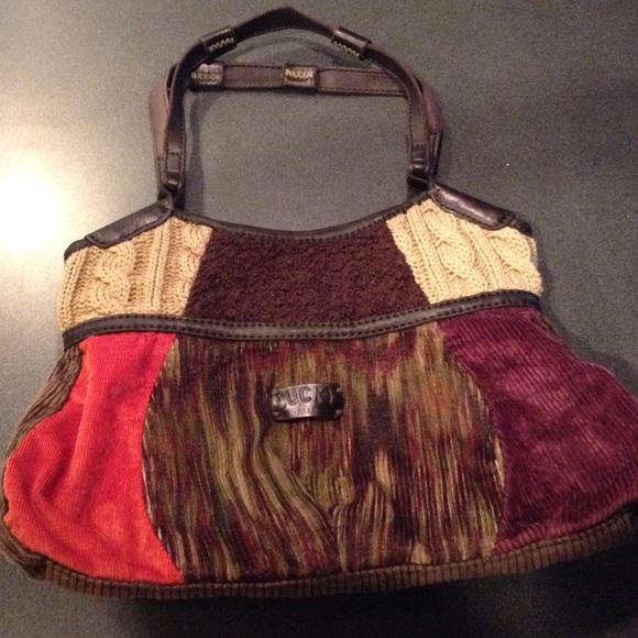 Lucky Brand Corduroy Patchwork Purse