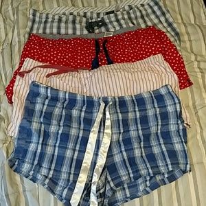 4 pairs of PJ shorts