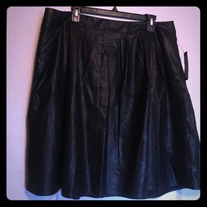Worthington Faux Leather Skirt
