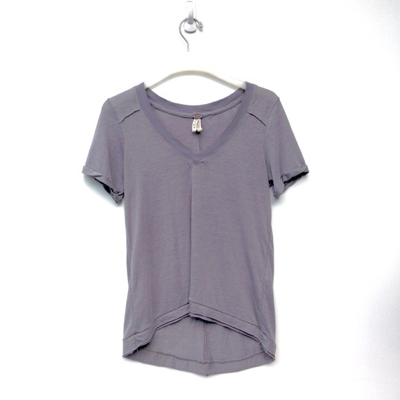 Free People Tops - Gray Free People T-Shirt