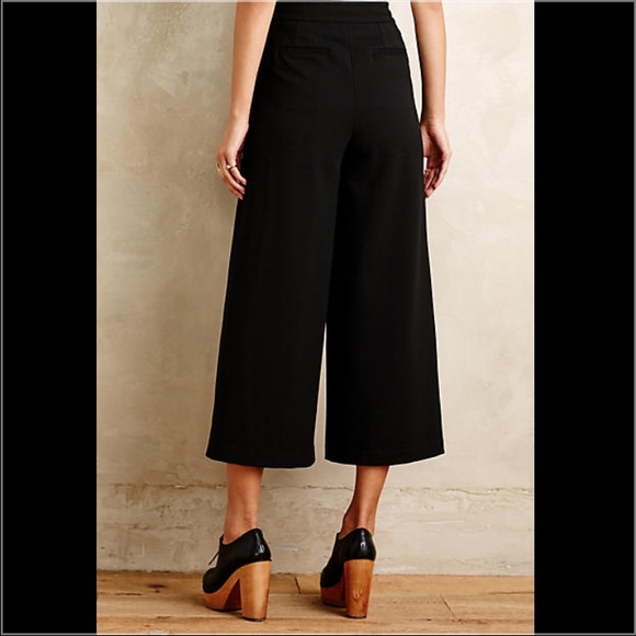 Leather Pocket Culottes - Picture 3 of 4