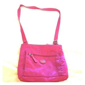 Hot pink Coach purse