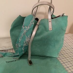 Tiffany Handbag with wristlets and dust bag