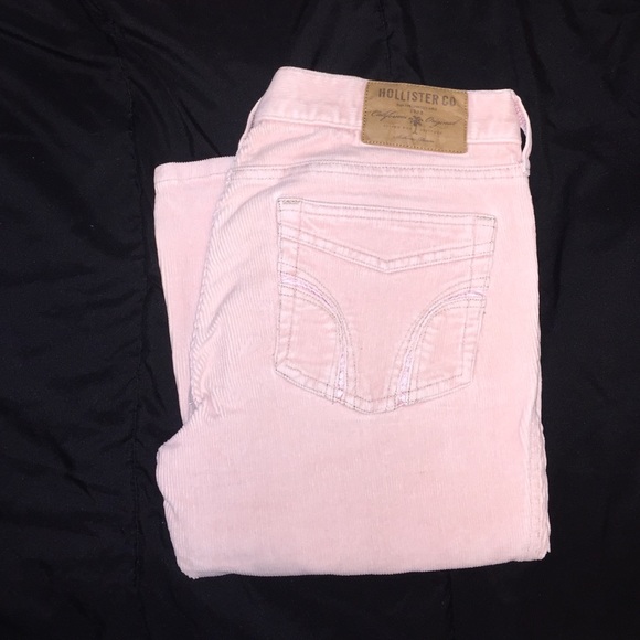 Hollister Vintage Baby Pink Corduroy Pants