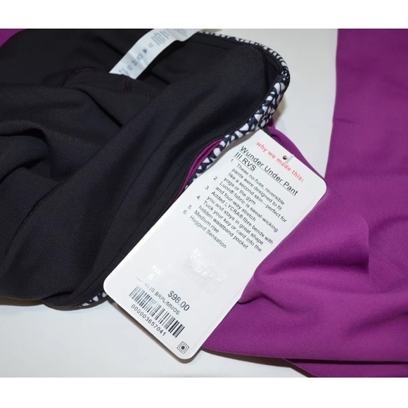 New Lululemon Wunder under pant III reversible 6 - Picture 4 of 4