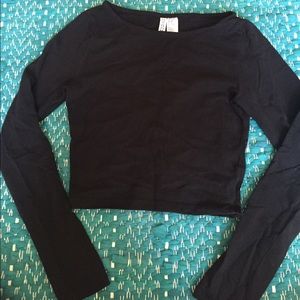Long sleeve crop top