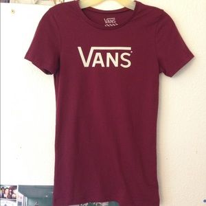 Vans Maroon T-Shirt