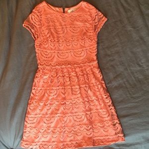 Coral EmmaLee lace dress