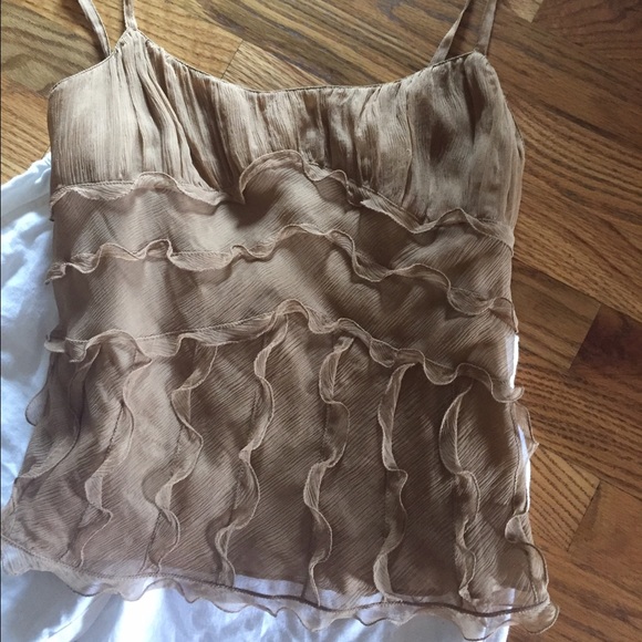 Max Studio Tops - MaxStudio Cami top 100% silk Size M