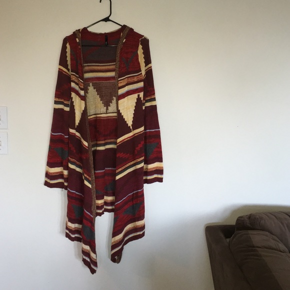 Long Hooded Cardigan - Picture 1 of 3