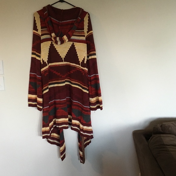 Long Hooded Cardigan - Picture 3 of 3