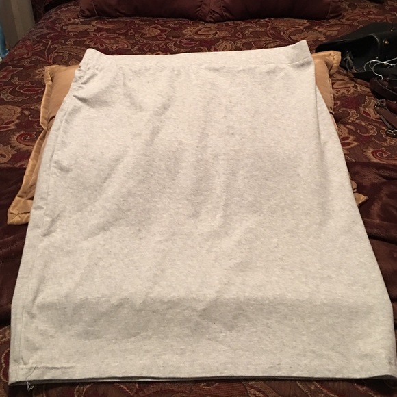 Grey heavy t-shirt skirt