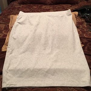 Grey heavy t-shirt skirt