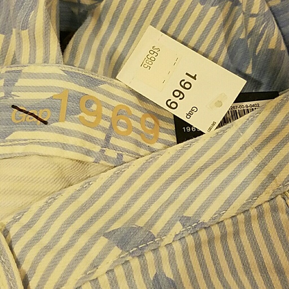 Floral Stripe Always Skinny Skimmer, NWT - Picture 2 of 2