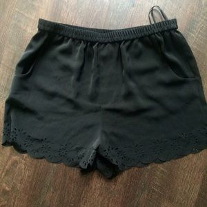 Rachel Roy Scalloped Shorts