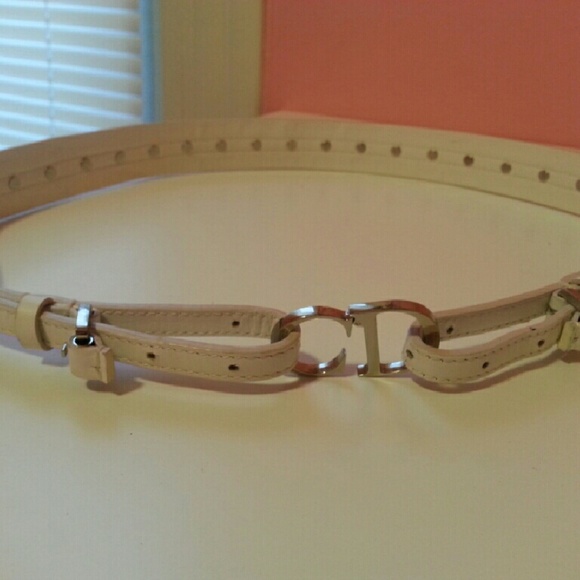 BELT White Christian Dior