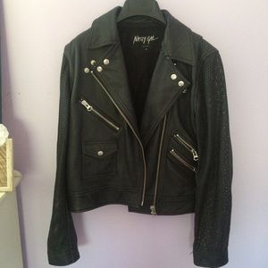 Motto Vegan Leather Jacket