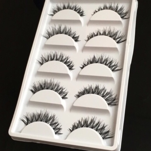 Brand New! 5 Pairs False Eyelashes Kit - Picture 1 of 1