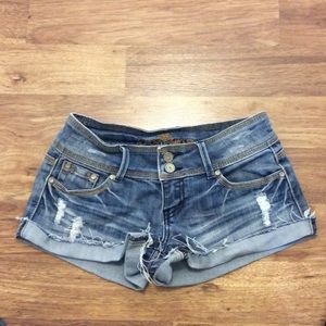 Jean shorts/bra bundle