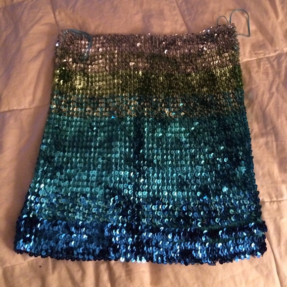 Free people Sequin ombré top M