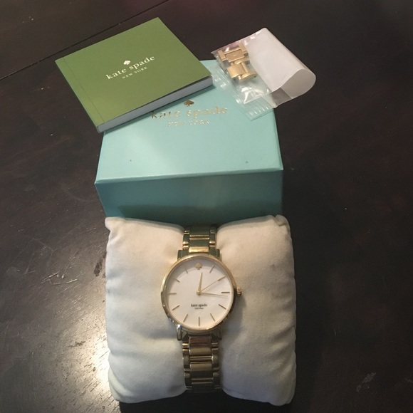 Gold Kate spade watch